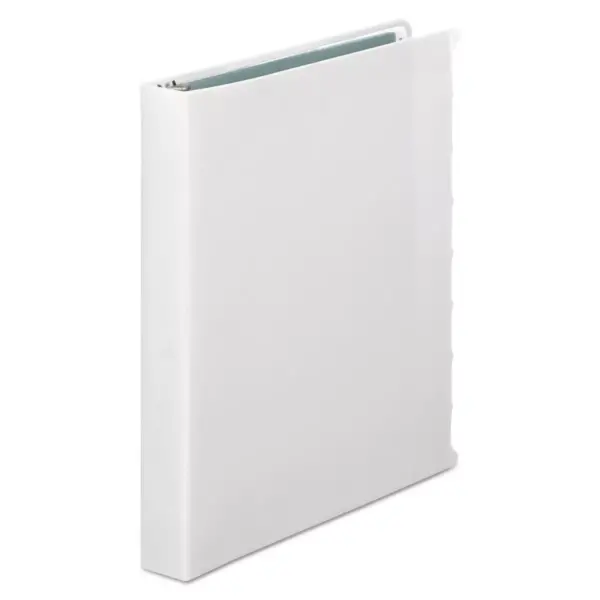 Wilson Jones View-Tab Presentation Round Ring View Binder w/Tabs 1" Cap White 55094