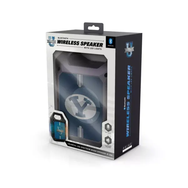 NCAA BYU Cougars Bluetooth Speaker with LED Lights