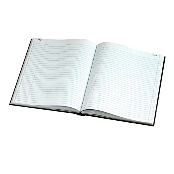 MyOfficeInnovations Black Record Book 10-7/16" x 8-3/8" (18658/26510) 217695