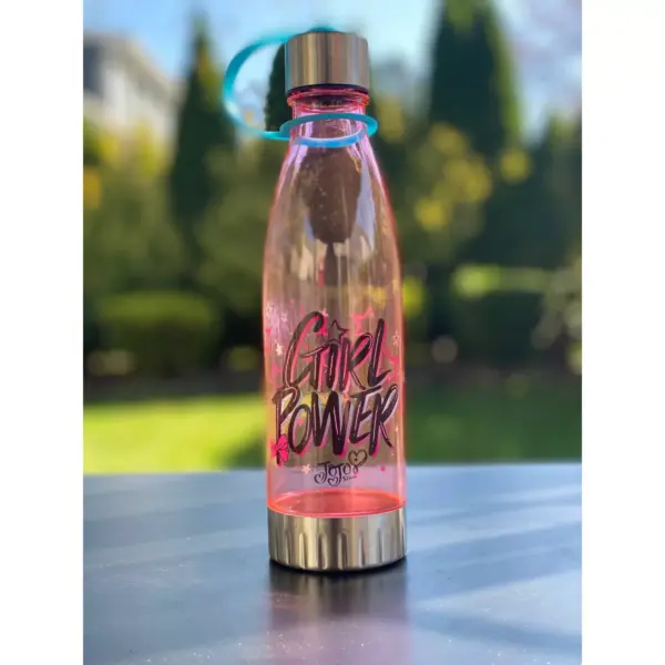 JoJo Siwa 20oz Plastic Tritan Water Bottle - Silver Buffalo