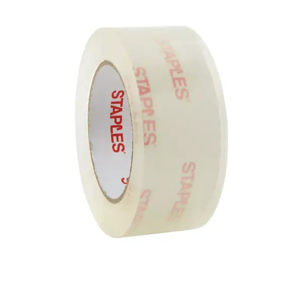 Staples Lightweight Moving & Storage PKing Tape 1.88" x 109 Yds Clear 6/RL 380107