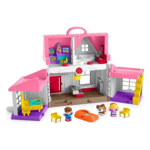 Fisher-Price Little People Big Helpers Home - Pink