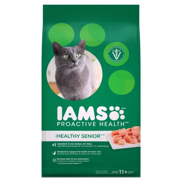 Iams Proactive Health with Chicken Senior Premium Dry Cat Food - 7lbs