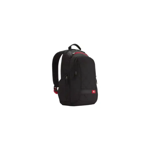 Case Logic DLBP-114 Carrying Case (Backpack) for 15" Notebook - Black - Scratch Resistant - Polyester - Shoulder Strap