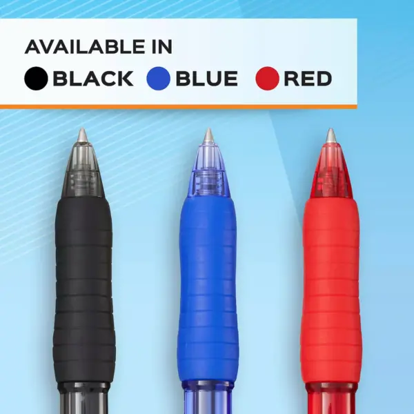 Paper Mate Retractable Gel Pen, Fine 0.5 mm, BLK Ink 2095468