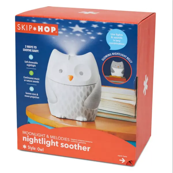 Skip Hop Moonlight & Melodies Owl Nightlight Soother