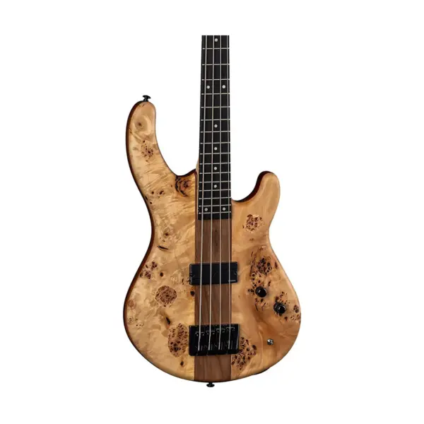 Dean Edge Pro Select Burled Poplar Electric Bass Satin Natural