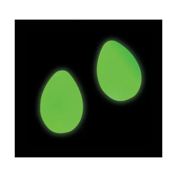 LP Glow-In-The-Dark Egg Shakers, 1 Pair