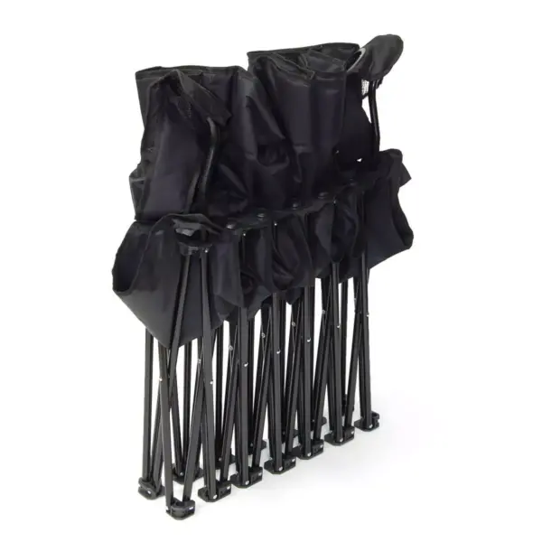 Creative Outdoor Distributor 6-Person Folding Chair - Black