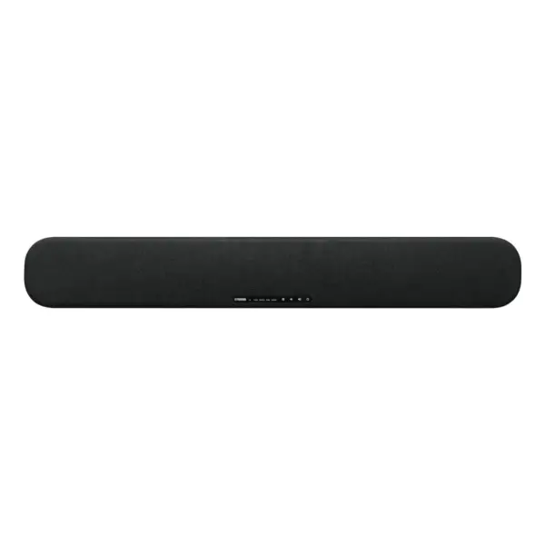 Yamaha SR-B20ABL Sound Bar with Dual Built-In Subwoofers with 8K-10K 48Gbps HDMI Cable - 2.46 ft. (.75m)