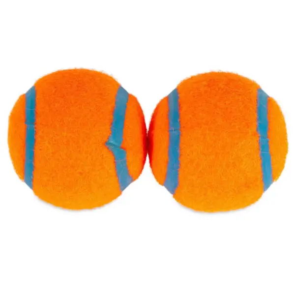 Chuckit! 2pk Tennis Ball Dog Toy - Orange & Blue - S