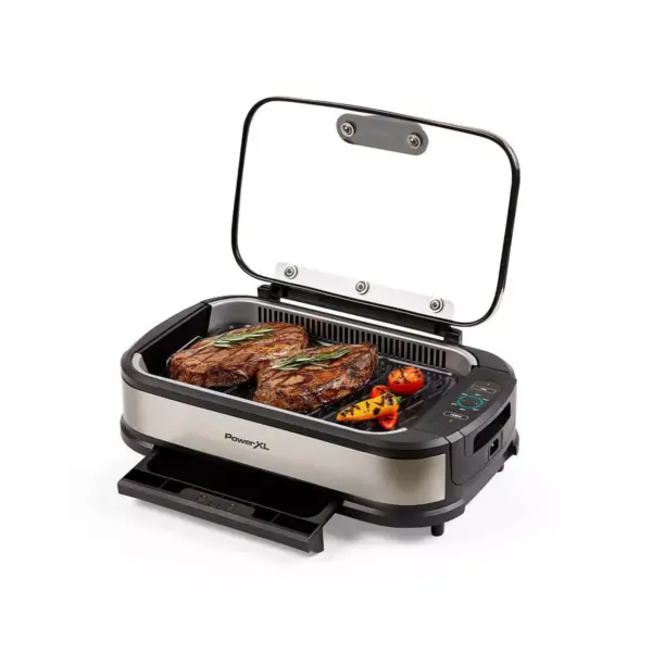 PowerXL Smokeless Grill Pro - Silver