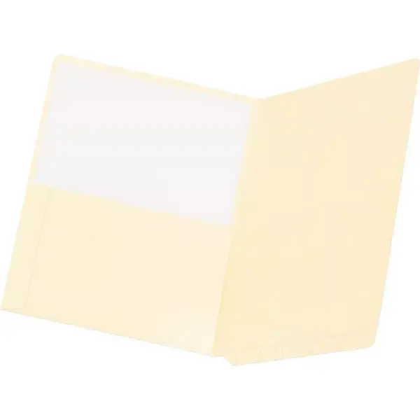 Pendaflex Manila End Tab Pocket Folders Straight Tab Two-Ply Letter Manila 50/Box 16650