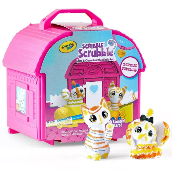 Crayola Scribble Scrubbie Pets Backyard Bungalow Set