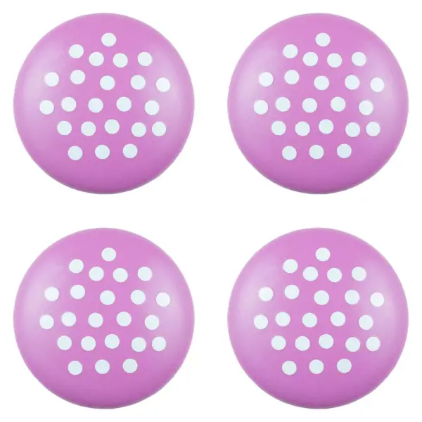 Sumner Street Home Hardware 4pc Polka Dot Painted Knob Purple