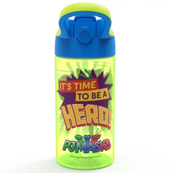 PJ Masks 17.5oz Plastic Water Bottle - Green/Blue - Zak Designs