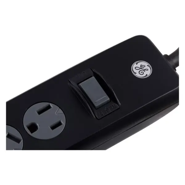 General Electric 4 Outlet Surge Protector Power Strip With 2 USB Ports