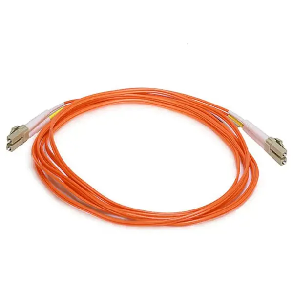 Monoprice Fiber Optic Cable - 3 Meter - Orange | LC to LC OM1, 62.5/125 Type, Multi Mode, Duplex