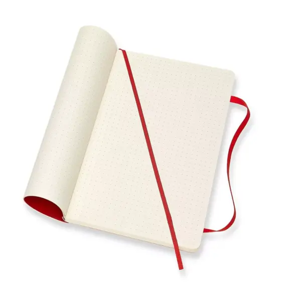 Moleskine Large Soft Cover, Dotted, Scarlet Red 854665XX