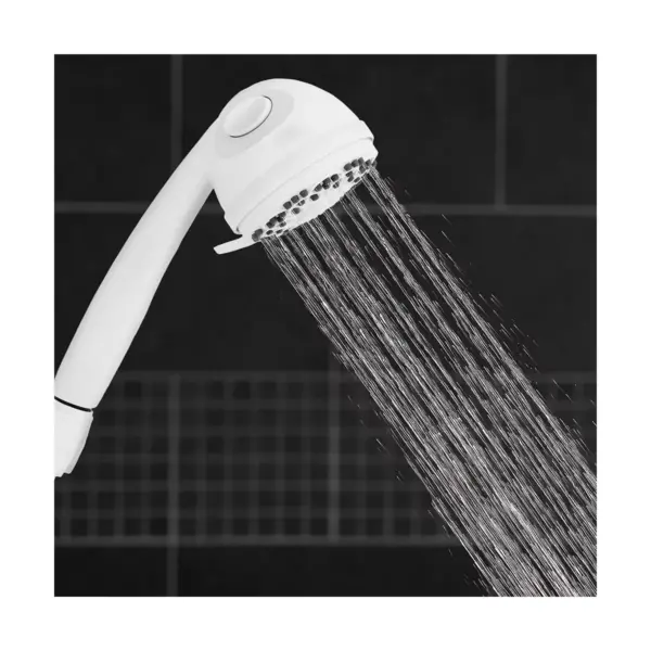 PowerSpray Hand Held Shower Head 5-mode White- Waterpik