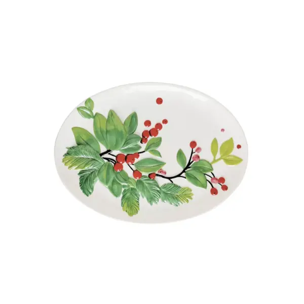 C&F Home Berries Handpainted Platter