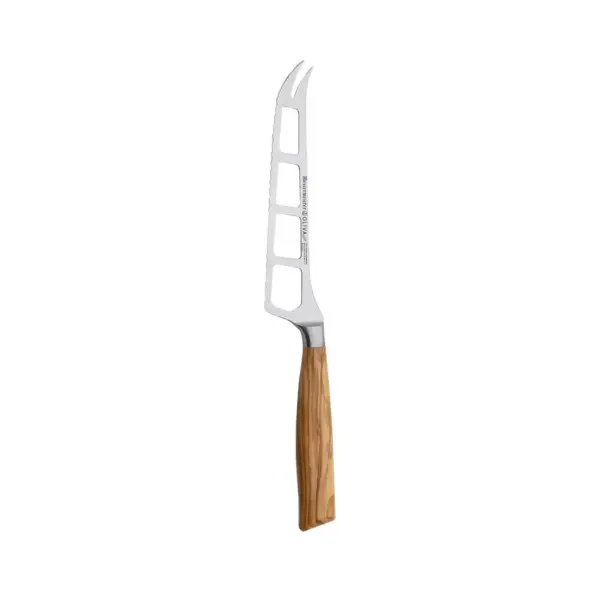 Messermeister Oliva Elite Professional 5 Inch Extra Sharp Wavy Edge Serrated Kitchen Cheese and Tomato Knife