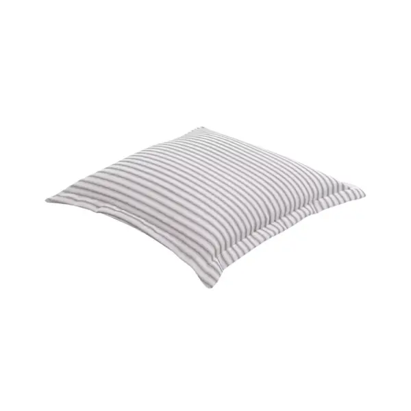 Crestwood Stripe Outdoor Deep Seat Pillow Back DuraSeason Fabric™ Gray - Threshold™