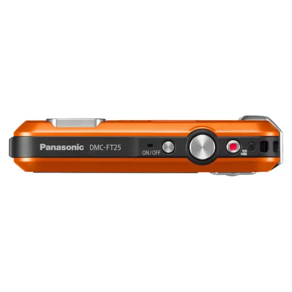 Panasonic Lumix TS25 16MP Waterproof Digital Camera with 4x Optical Zoom - Orange