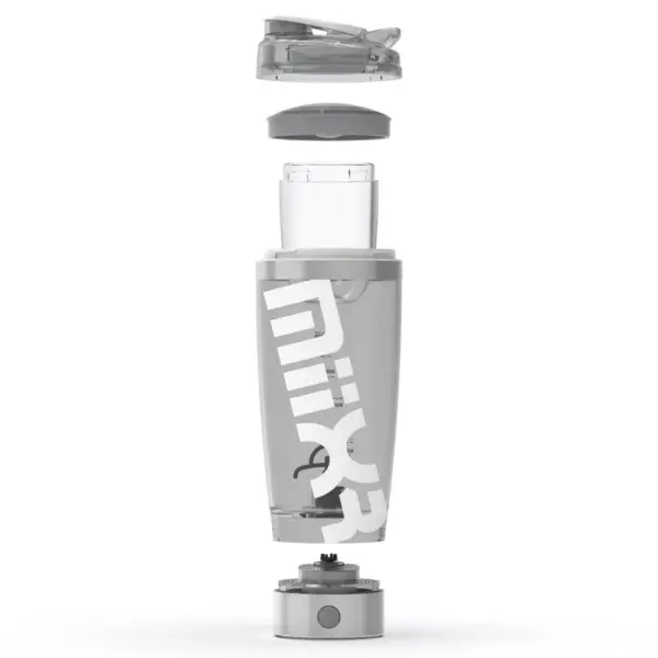 Promixx MiiXR Pro Stainless Steel Rechargeable Electric Shaker Bottle - White - 20oz