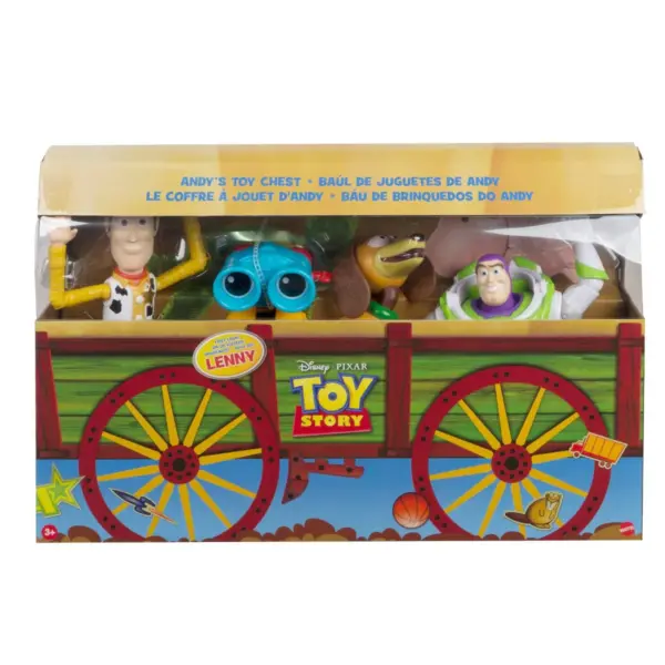 Disney Pixar Toy Story Andy's Toy Chest Retro Figure 4pk