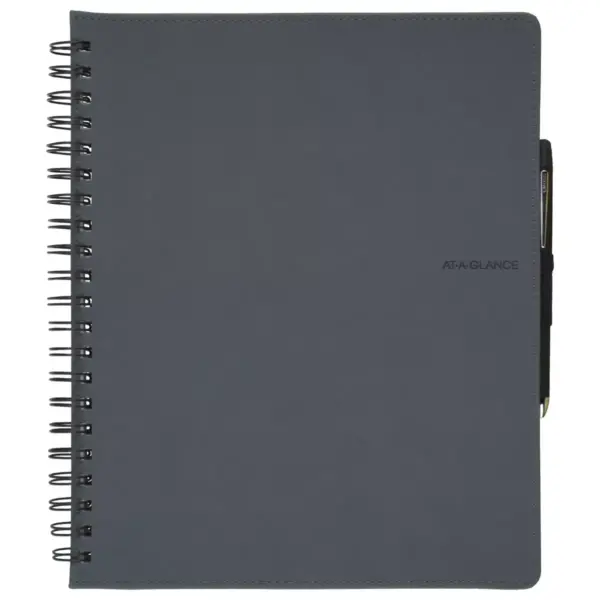 Professional Spiral Subject Notebook Wirebound - Gray - AT - A - GLANCE