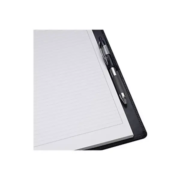 MyOfficeInnovations Arc Customizable Notebook 8-1/2" x 11" 60 Sh. Narrow Ruled Blk 886232