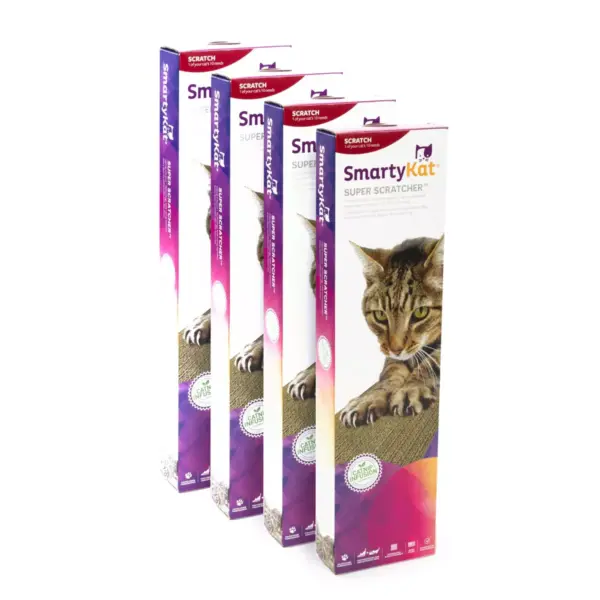 SmartyKat Super Value Cat Scratcher - 4pk