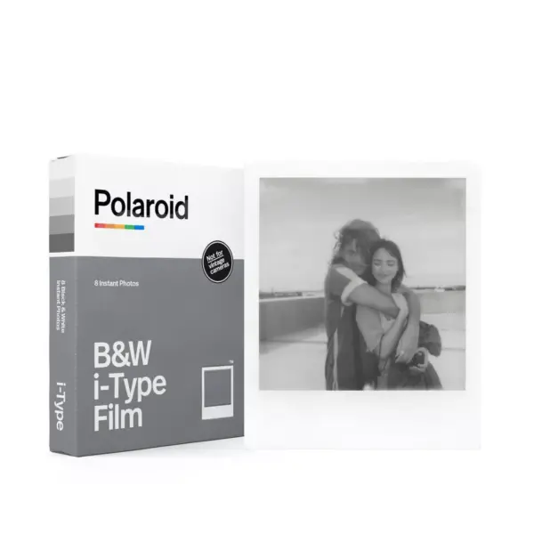 Polaroid B&W Film for i-Type- White Frame