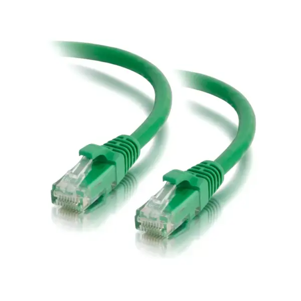 C2G-10ft Cat5e Snagless Unshielded (UTP) Network Patch Cable - Green - Category 5e for Network Device - RJ-45 Male - RJ-45 Male - 10ft - Green