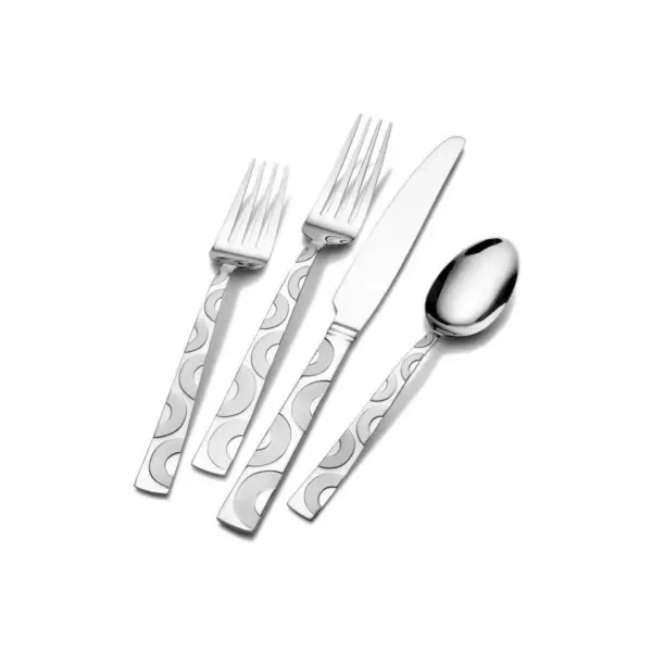 International 34pc Stainless Steel Wheels Silverware Set