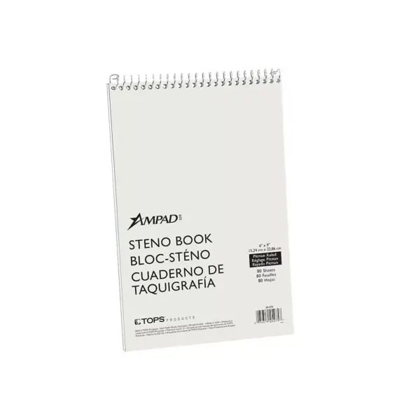 Ampad Steno Book 6" x 9" Pitman Ruled 80 Sheets 827999