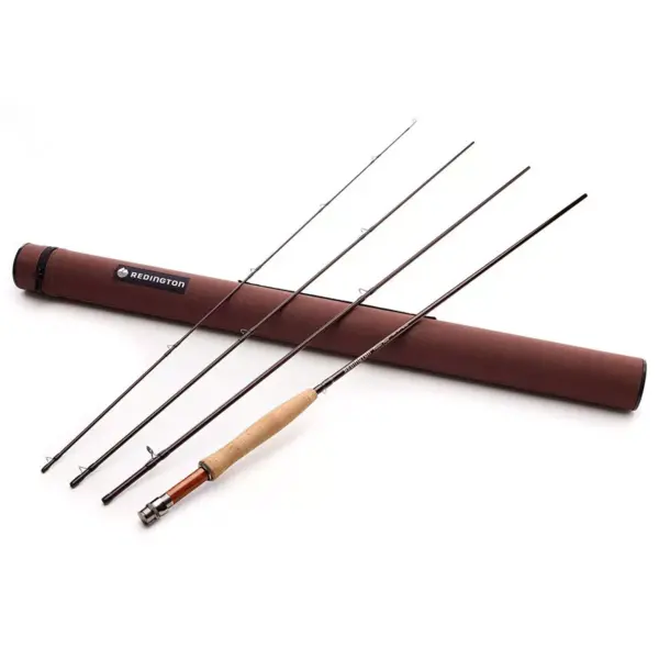 Redington 380-6 Classic Trout 3 Line Weight 8 Foot 6 Piece Light Small Stream Freshwater Fishing Rod with Storage Tube