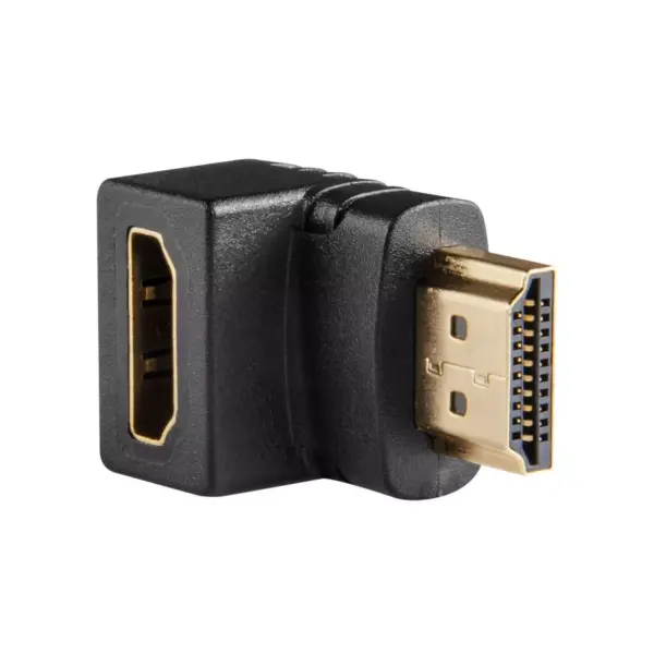 Insten Right Angle 90 Degree HDMI Female to Male Extend Adapter F/M